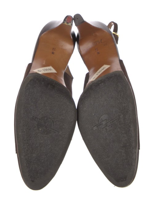 Bally Leather Slingback Pumps