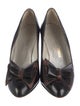 Bally Patent Leather Colorblock Pattern Pumps