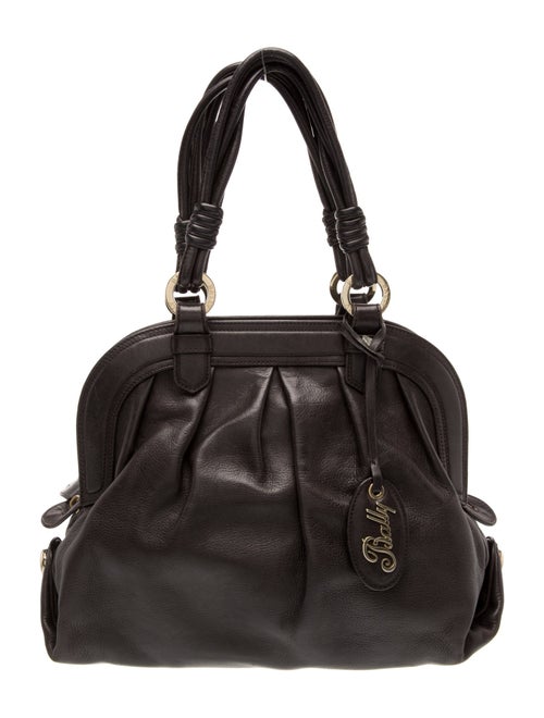 Bally Leather Top Handle Bag