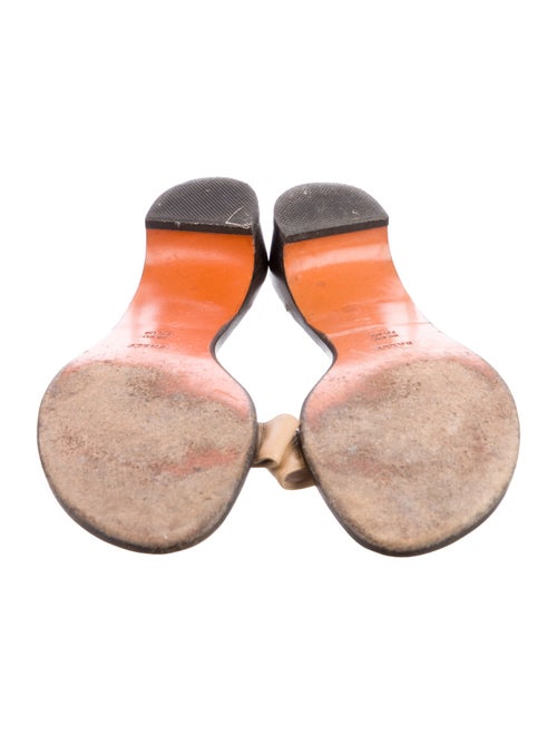 Bally Signature Logo Leather Slides