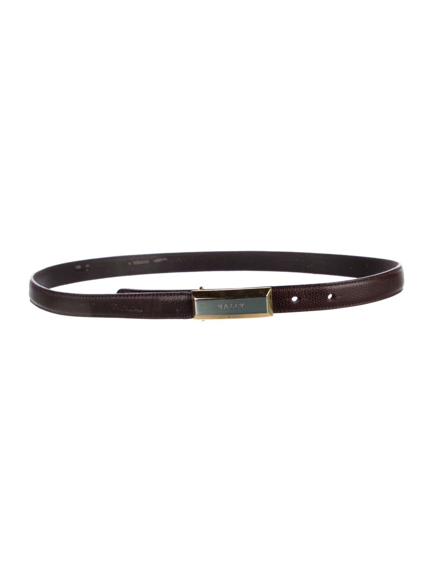 Bally Skinny Leather Waist Belt