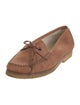 Bally Suede Whipstitch Trim Moccasins