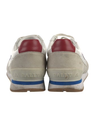 Bally Leather Mesh Accents Sneakers