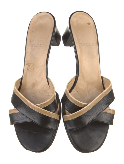 Bally Leather Printed Slides