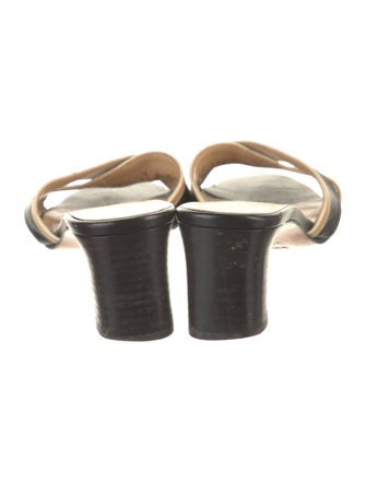 Bally Leather Printed Slides