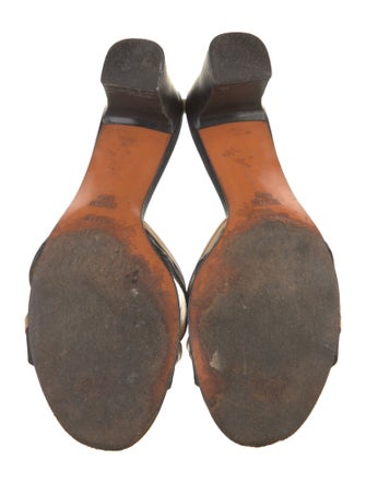 Bally Leather Printed Slides