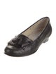 Bally Leather Tassel Accents Ballet Flats