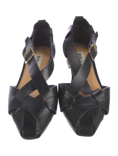 Bally Leather D'Orsay Flats