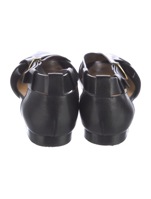 Bally Leather D'Orsay Flats