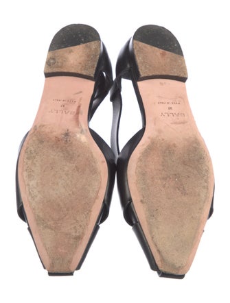 Bally Leather D'Orsay Flats
