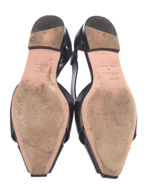 Bally Leather D'Orsay Flats