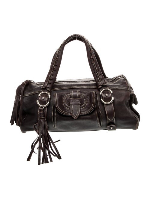 Bally Leather Top Handle Bag