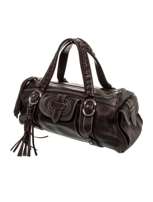 Bally Leather Top Handle Bag