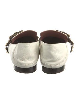 Bally Leather Colorblock Pattern Loafers