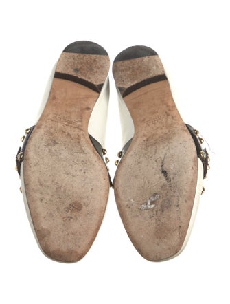 Bally Leather Colorblock Pattern Loafers