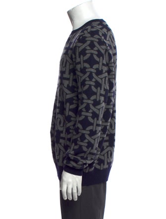 Bally Merino Wool Printed Sweatshirt