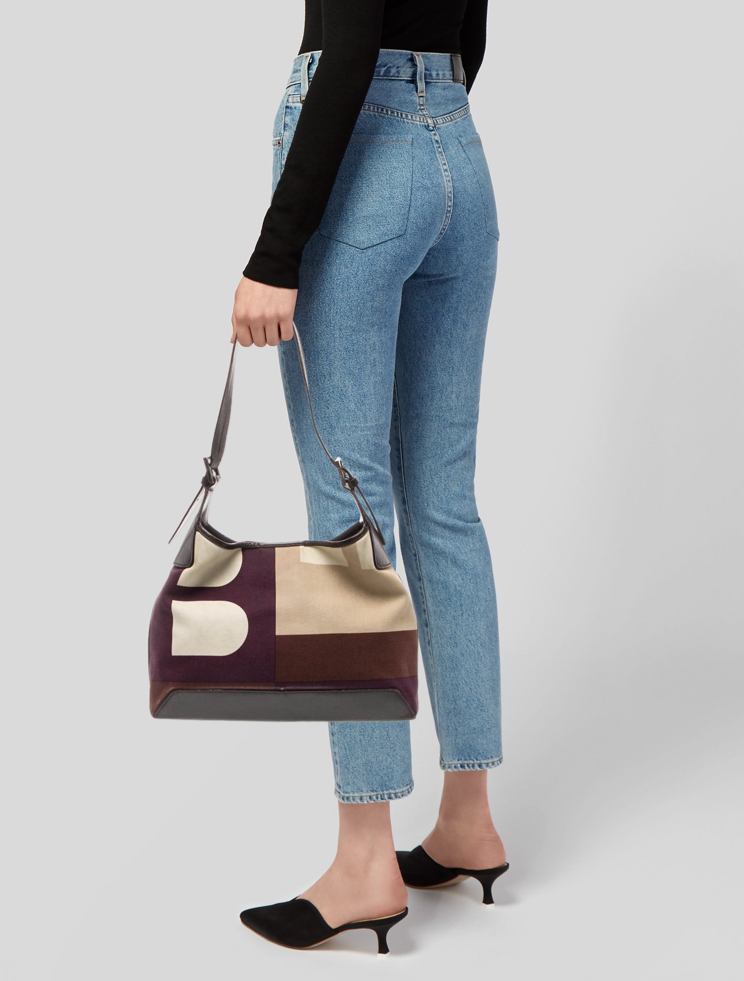 Bally Canvas Shoulder Bag