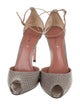 Bally Snakeskin D'Orsay Pumps