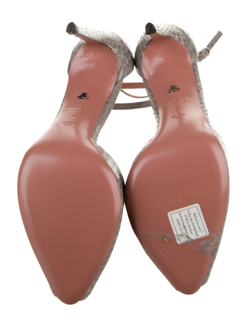 Bally Snakeskin D'Orsay Pumps