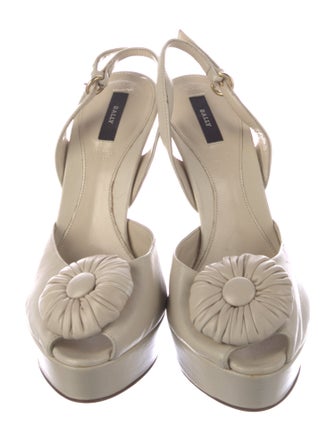 Bally Leather Slingback Pumps