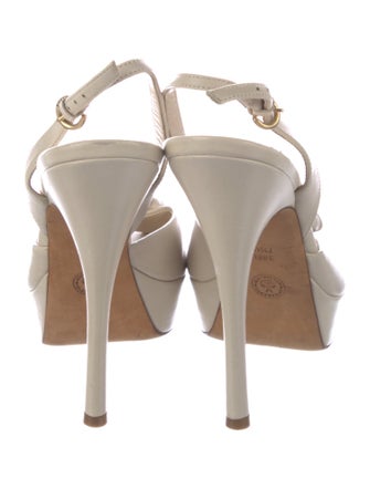 Bally Leather Slingback Pumps