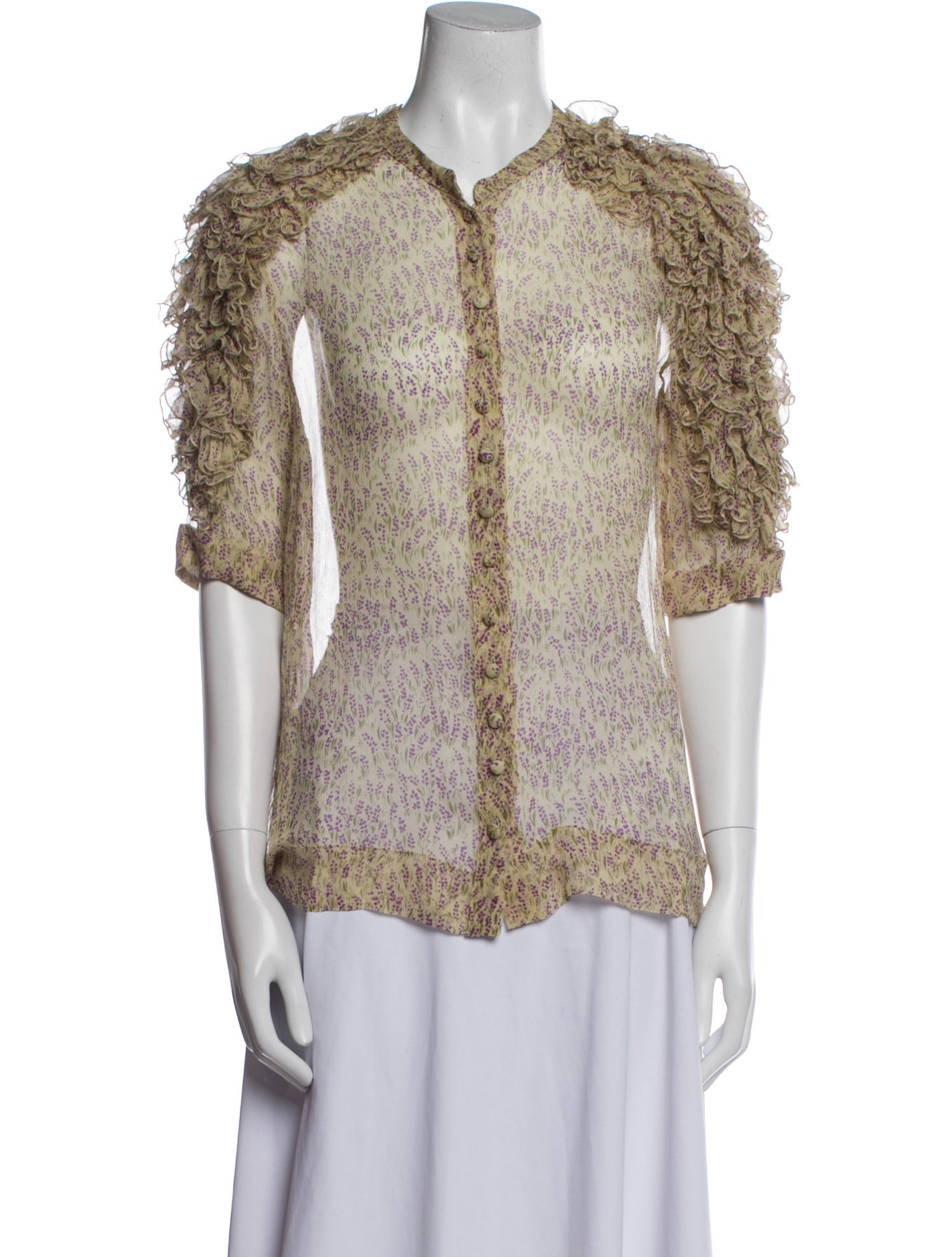 Bally Silk Printed Blouse