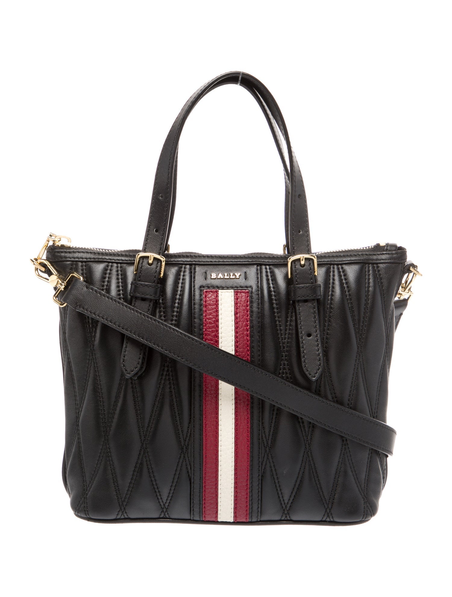 Bally Leather Top Handle Bag