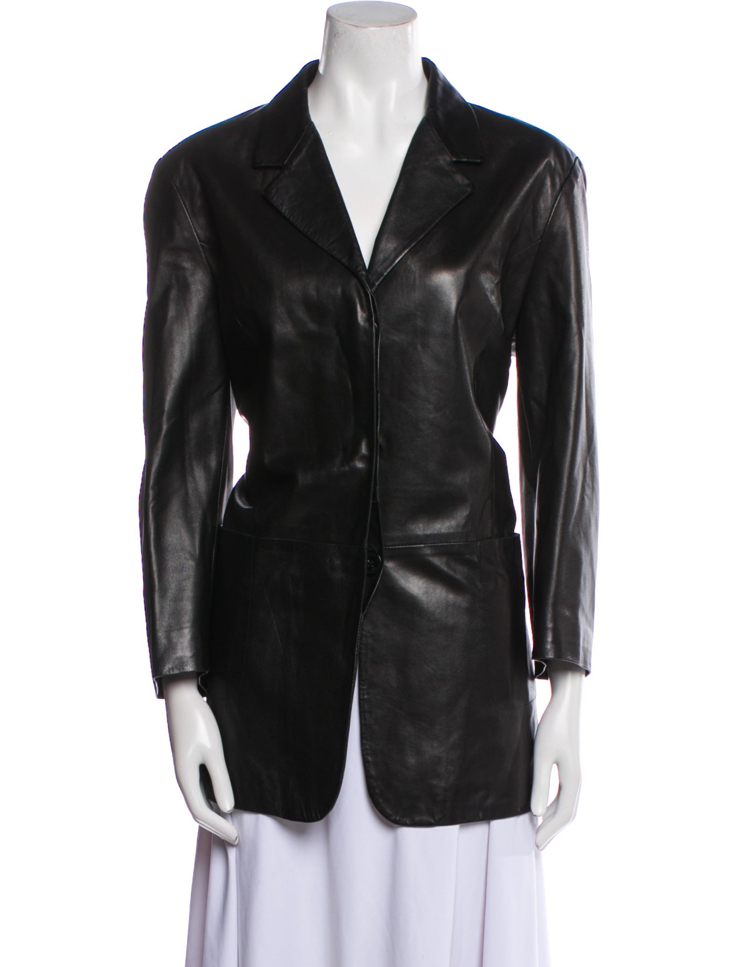 Bally Leather Blazer