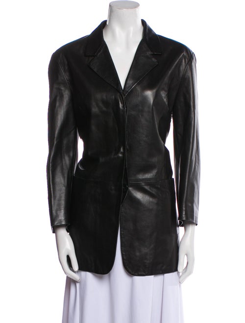 Bally Leather Blazer
