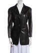 Bally Leather Blazer