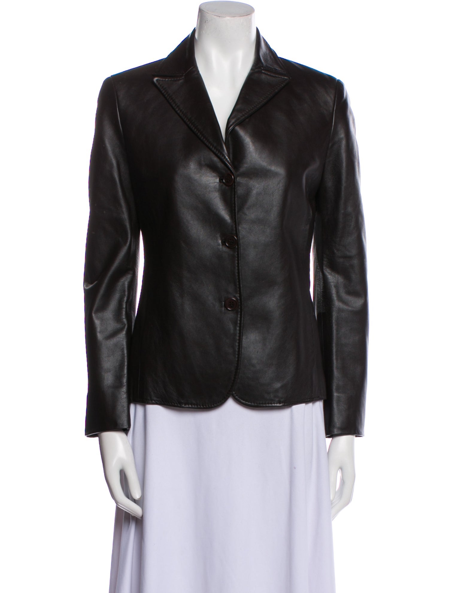 Bally Leather Blazer