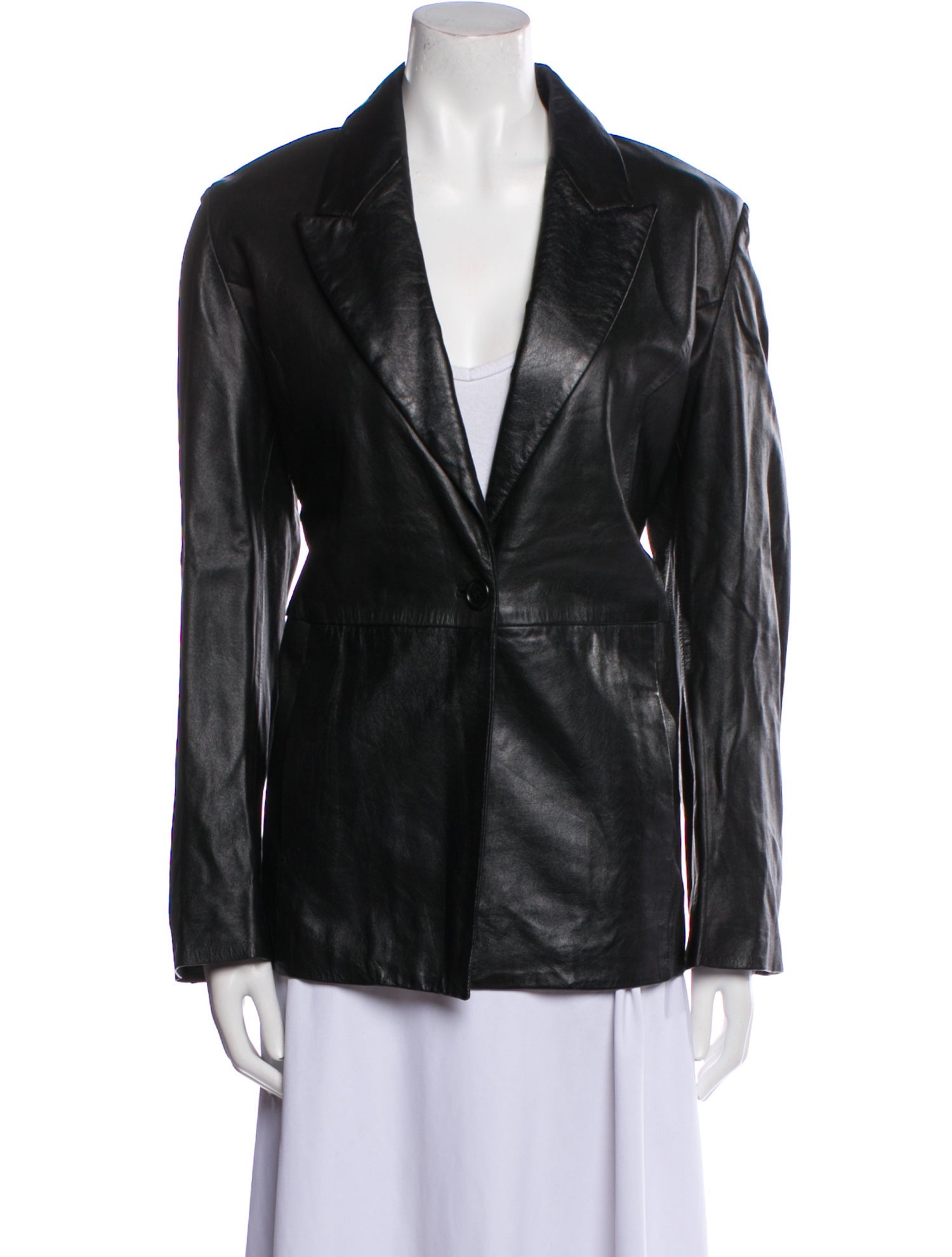 Bally Leather Blazer