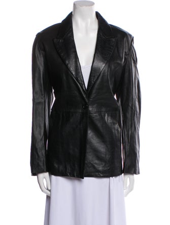 Bally Leather Blazer