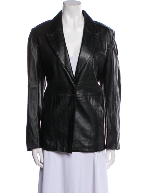 Bally Leather Blazer