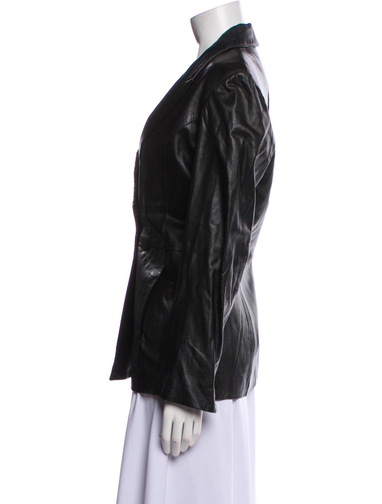 Bally Leather Blazer