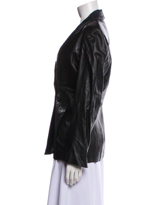 Bally Leather Blazer