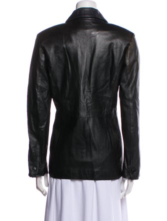Bally Leather Blazer