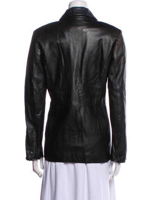 Bally Leather Blazer