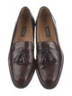 Bally Leather Tassel Accents Loafers