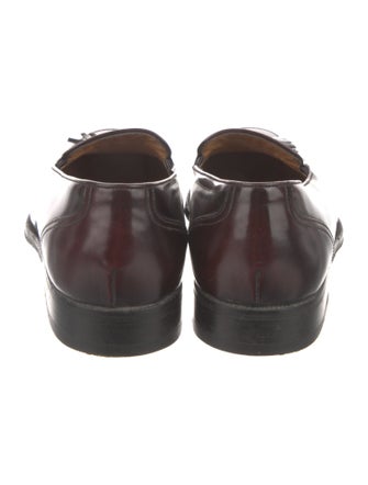 Bally Leather Tassel Accents Loafers