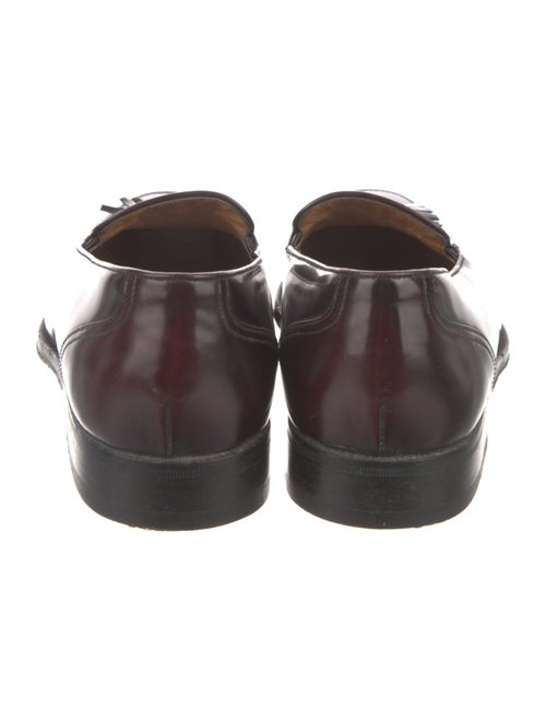 Bally Leather Tassel Accents Loafers