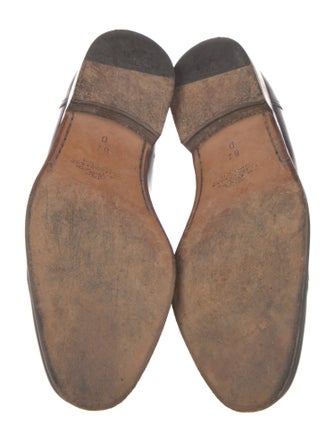 Bally Leather Tassel Accents Loafers