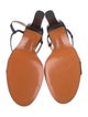 Bally Leather Slingback Sandals