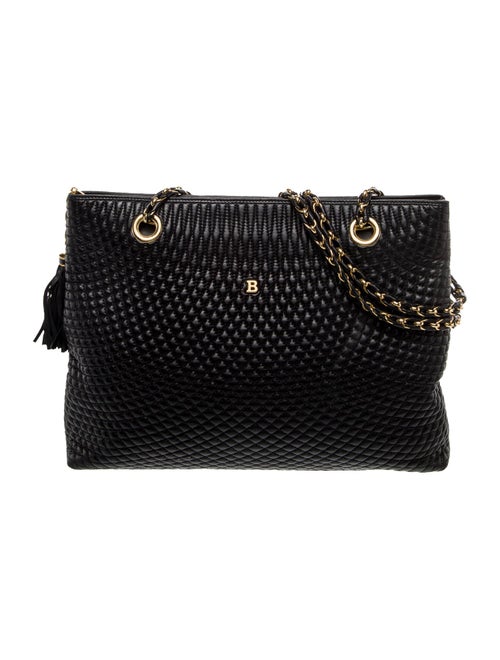 Bally Leather Top Handle Bag