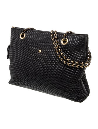 Bally Leather Top Handle Bag