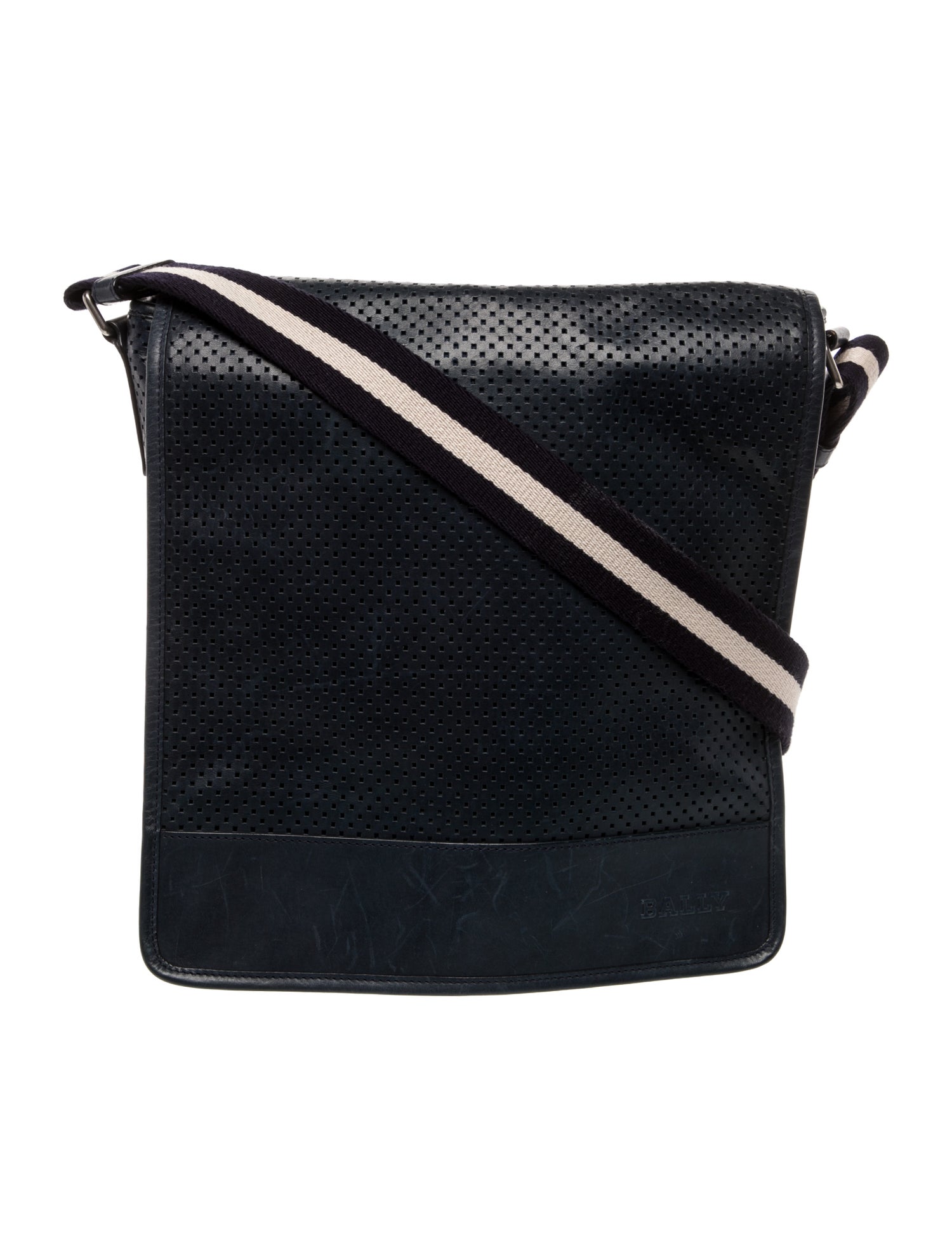 Bally Leather Messenger Bag