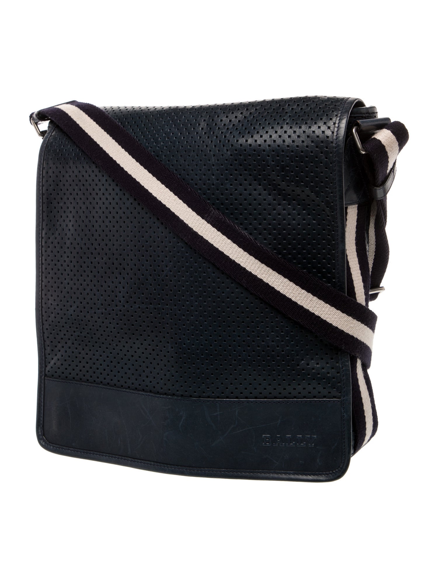 Bally Leather Messenger Bag