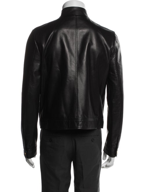 Bally Lamb Leather Moto Jacket
