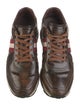 Bally Leather Printed Sneakers