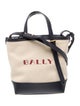 Bally Canvas Top Handle Bag